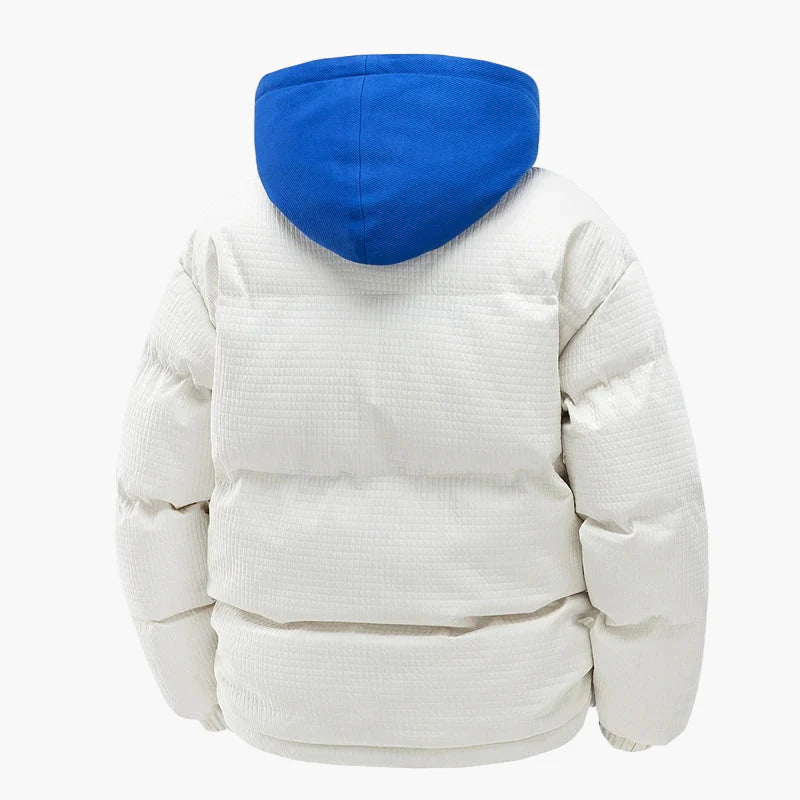 Herren Winter Steppjacke mit Kapuze – Modischer Freizeitmantel für kalte Tage