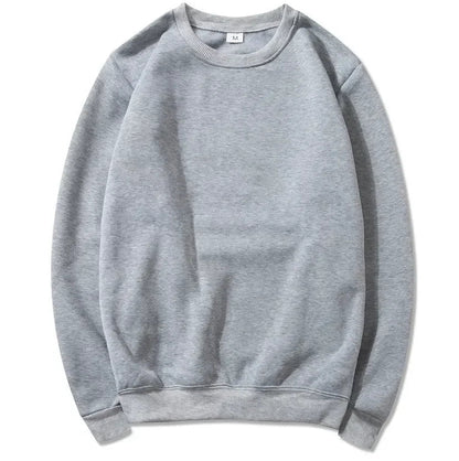 Unisex long-sleeve crew-neck sweatshirt, casual sweater