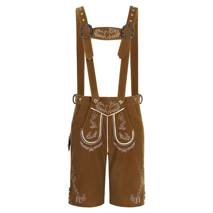 Traditional velvet vest brown green red black men’s Oktoberfest