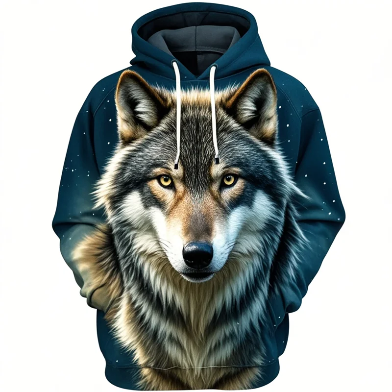 Hoodie with lion head print, beige/brown
