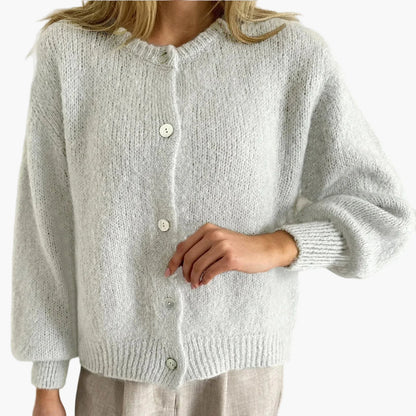 Women's knitted jacket in classic style – Comfortable casual cardigan for everyday use