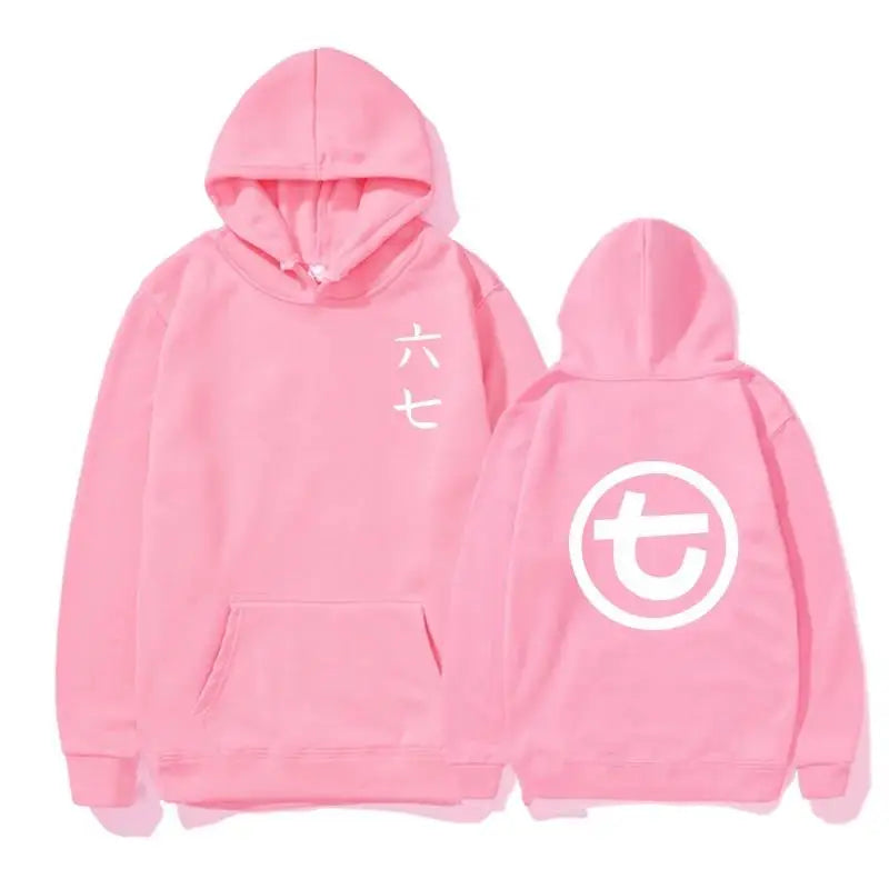 Unisex hoodie with kangaroo pocket and graphic print
