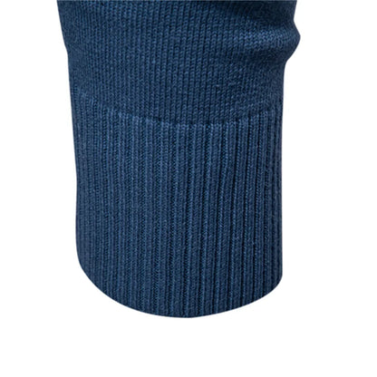 Herren Rundhals Pullover Langarm Basic Strickpullover