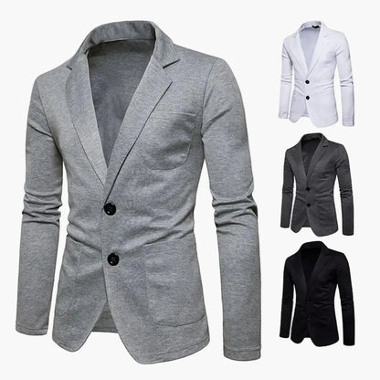 Men's Blazer Slim Fit Modern Business Casual Jacket for Everyday and Office