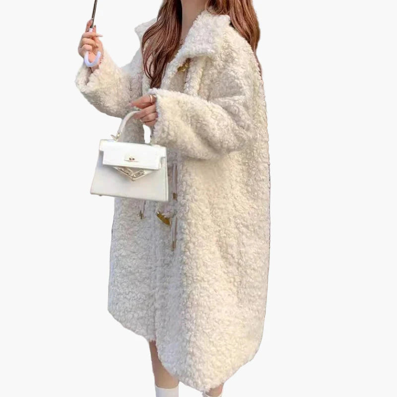Women's Oversize Teddy Coat Winter Fashion Casual Elegant