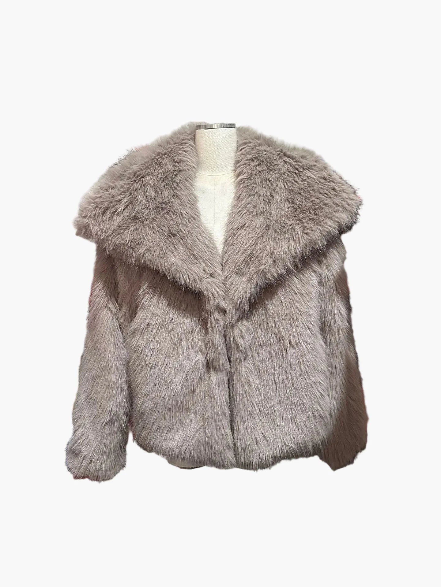 Women's Luxury Short Fur Jacket – Elegant Street Style for Winter