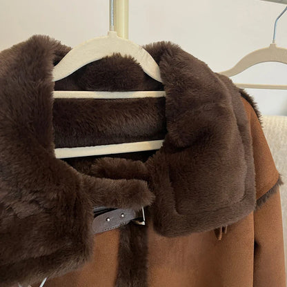 Women's winter jacket in casual pilot style – fashionable short jacket for everyday and leisure use