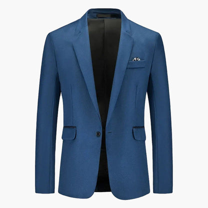 Men's Business Blazer Single-Breasted Modern Slim Fit – Elegant Blazer for Office & Festive Occasions