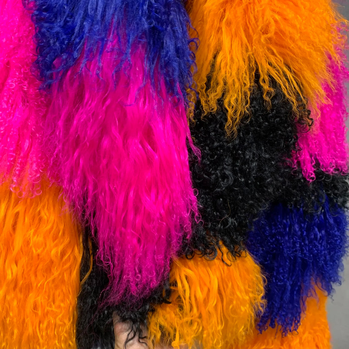Women's Coat with Long Faux Fur Collar Long Sleeve Fluffy Teddy Coat