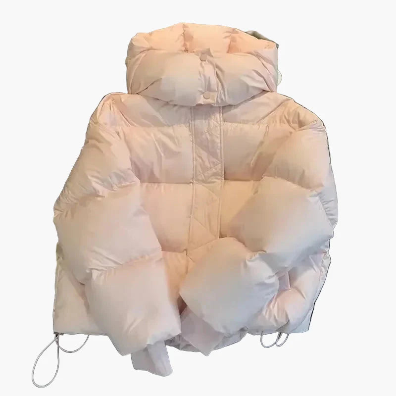 Damen Steppjacke mit Kapuze für Herbst und Winter – Warmer Alltagsmantel im modernen Stil