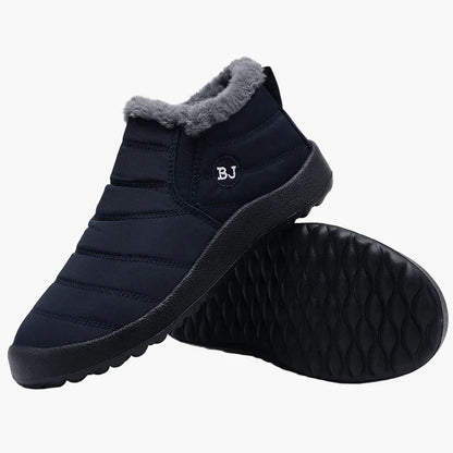 Men's Winter Slippers with Warm Lining – Waterproof Outdoor Slippers for Home and Garden