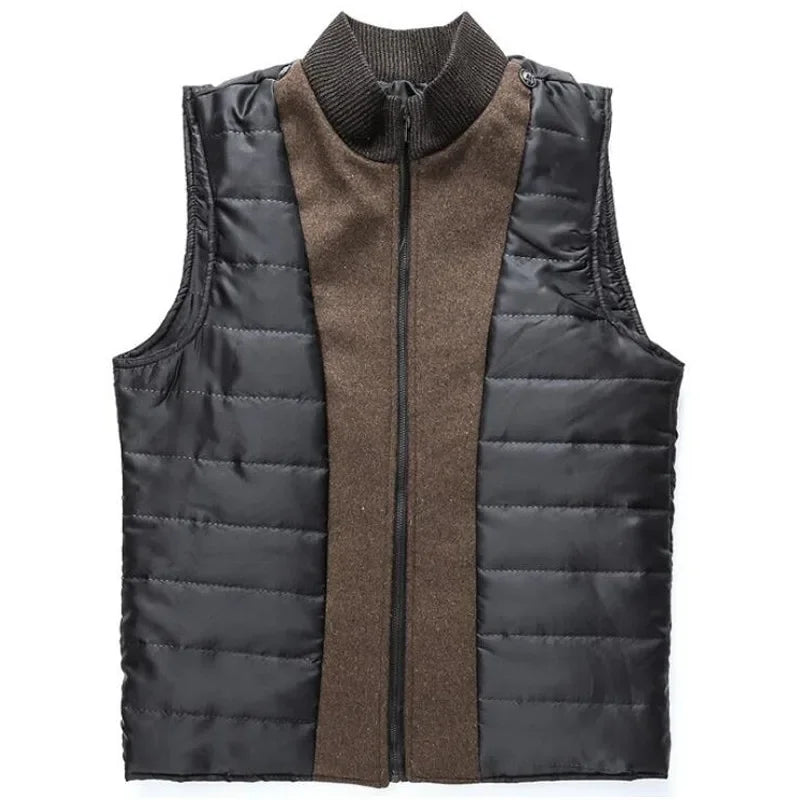 Men's Classic Winter Coat with Stand-up Collar – Elegant Business and Casual Style