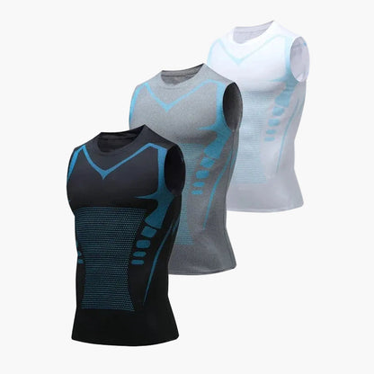Men's Compression Tank Top Shapewear Sports Fitness Performance Shirt