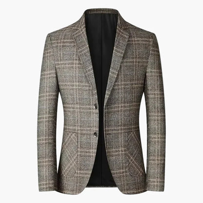 Herren Business Casual Sakko Modern Kariert – Eleganter Alltags- und Büro-Look