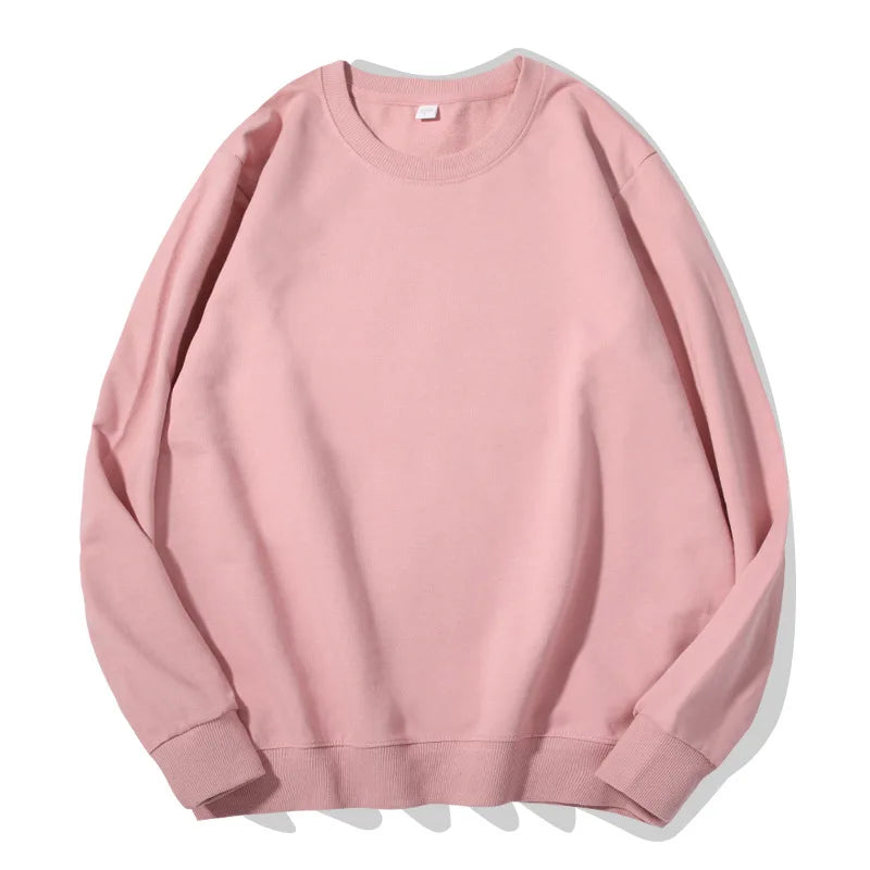 Unisex long-sleeve sweatshirt crew-neck sweater multicolored