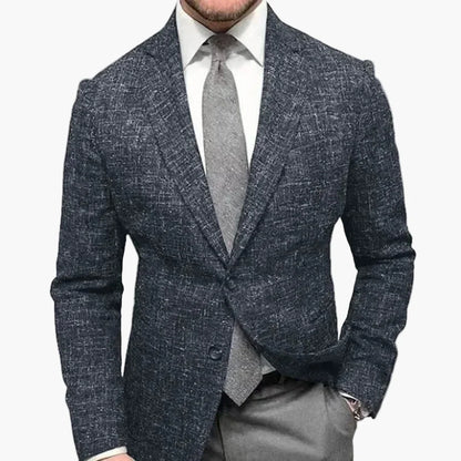 Men's Blazer Modern Checked Business-Casual Style