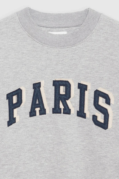 Women's Oversized Printed Sweatshirt Light Gray