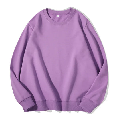Unisex long-sleeve sweatshirt crew-neck sweater multicolored