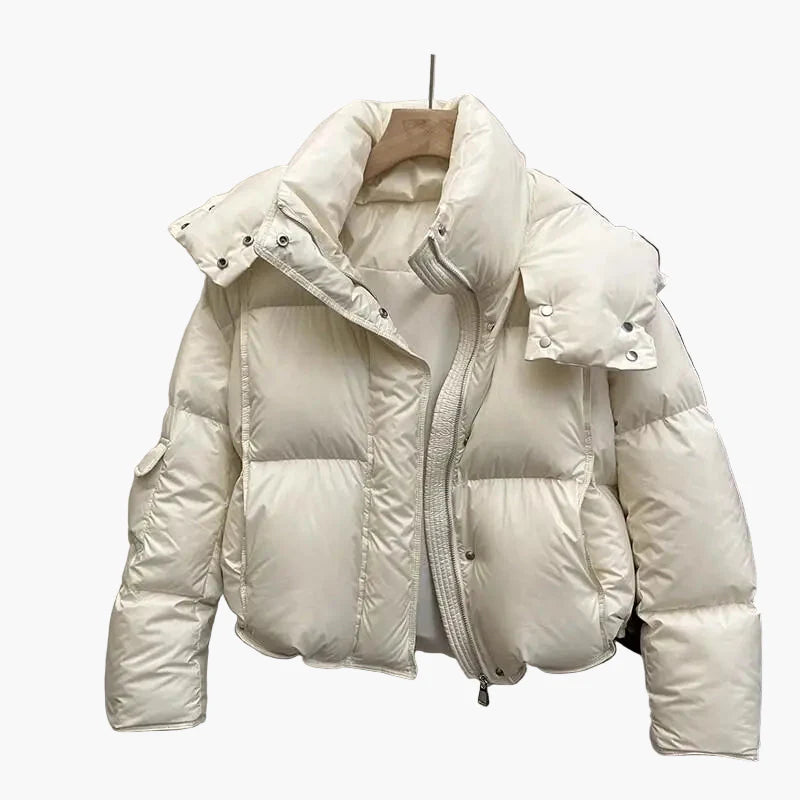 Women's Winter Quilted Jacket Short Cut – Fashionable Transitional Jacket for Cold Days
