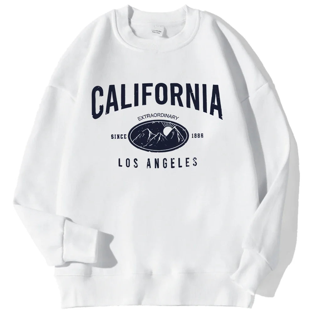 Unisex Sweatshirt Rundhals mit Print – Diverse Farben