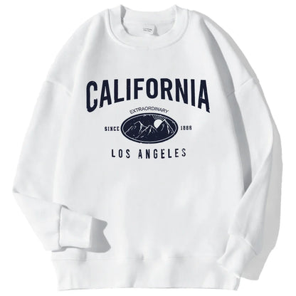 Unisex Sweatshirt Rundhals mit Print – Diverse Farben