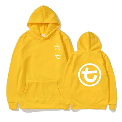 Unisex hoodie with kangaroo pocket and graphic print