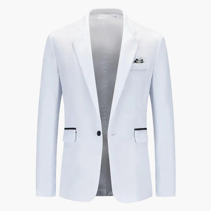 Men's Business Blazer Single-Breasted Modern Slim Fit – Elegant Blazer for Office & Festive Occasions