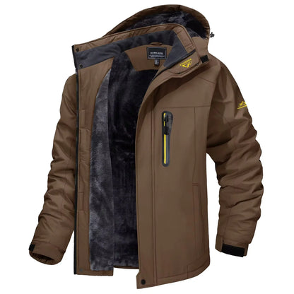 Winter Outdoorjacke Herren gefüttert Camouflage Kapuzenjacke