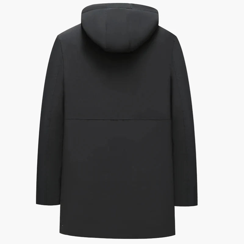 Herren Winterjacke mit Kapuze – Modischer, Winddichter Parka für Outdoor und Alltag