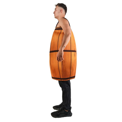 Barrel Costume Wine Barrel Outfit Unisex Party Carnival