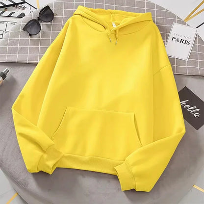 Unisex oversized hooded sweatshirt with kangaroo pocket