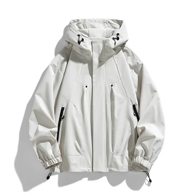 Men's transitional hooded jacket, windproof lightweight outdoor jacket