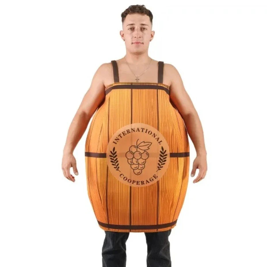 Barrel Costume Wine Barrel Outfit Unisex Party Carnival
