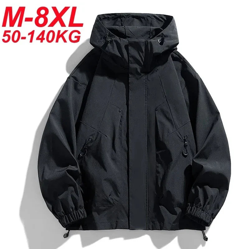 Men's transitional hooded jacket, windproof lightweight outdoor jacket