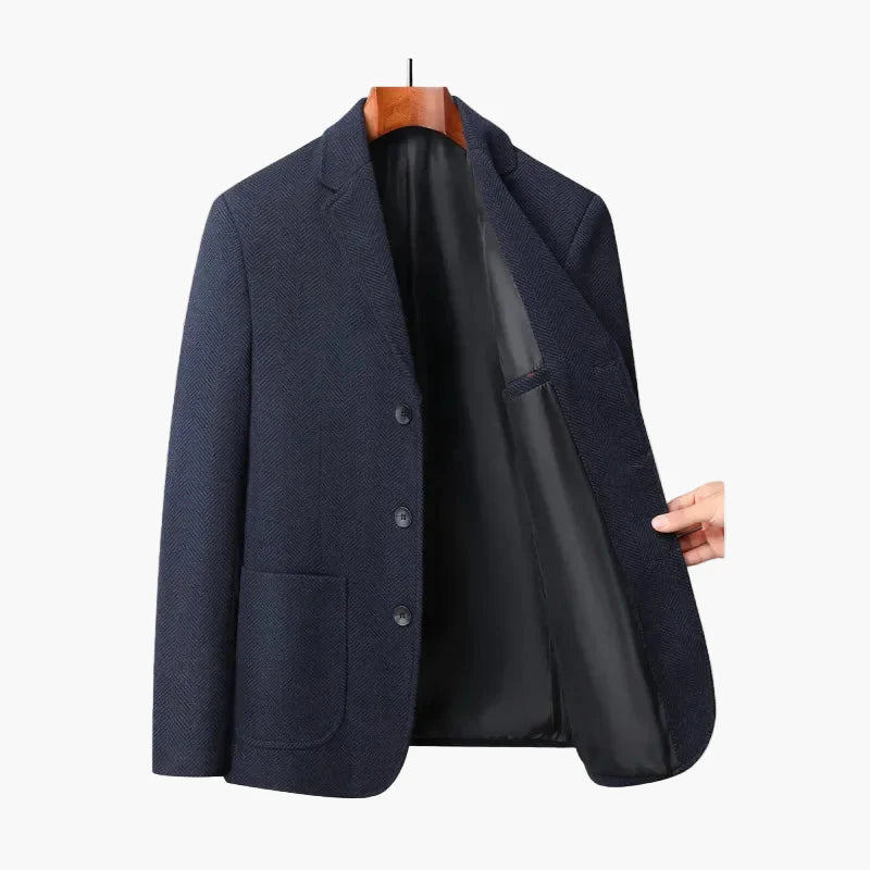 Men's Business Blazer Modern Classic – Elegant Blazer for Office and Everyday Use