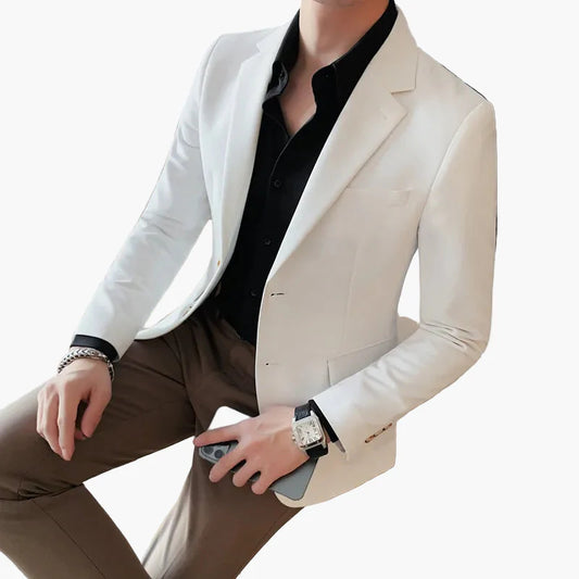 Men's Business Blazer Slim Fit – Elegant Jacket for Office, Events & Everyday Use
