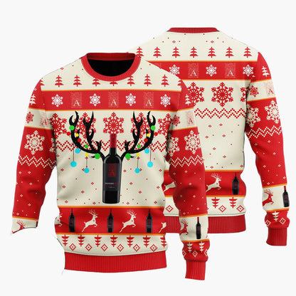 Herren Jägermeister Ugly Christmas Sweater – Party Pullover für Weihnachten und Winter