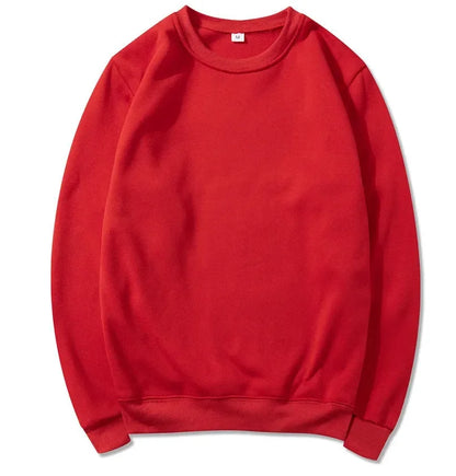 Unisex long-sleeve crew-neck sweatshirt, casual sweater