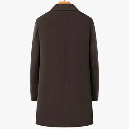 Men's Business Coat Classic Elegant Winter Jacket for Office and Everyday Use