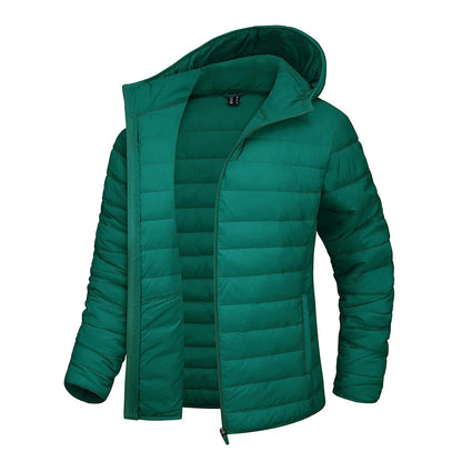 Damen Steppjacke mit Kapuze, Reißverschluss, Gelb