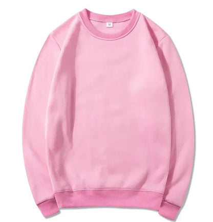 Unisex long-sleeve crew-neck sweatshirt, casual sweater