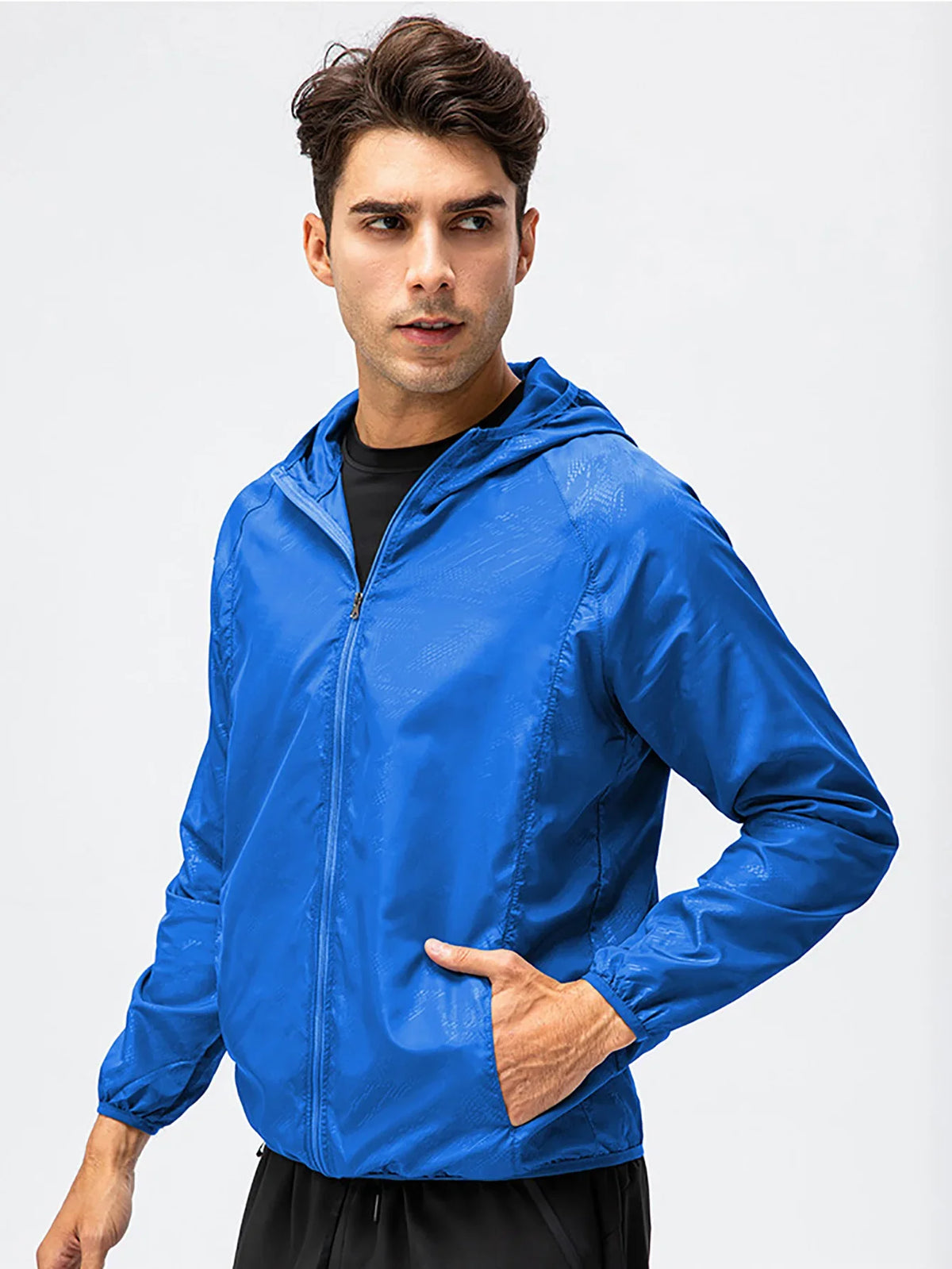 Leichte Kapuzenjacke Faltbar Windbreaker & Regenjacke Unisex