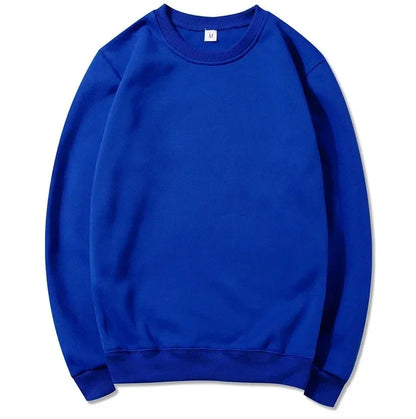 Unisex long-sleeve crew-neck sweatshirt, casual sweater