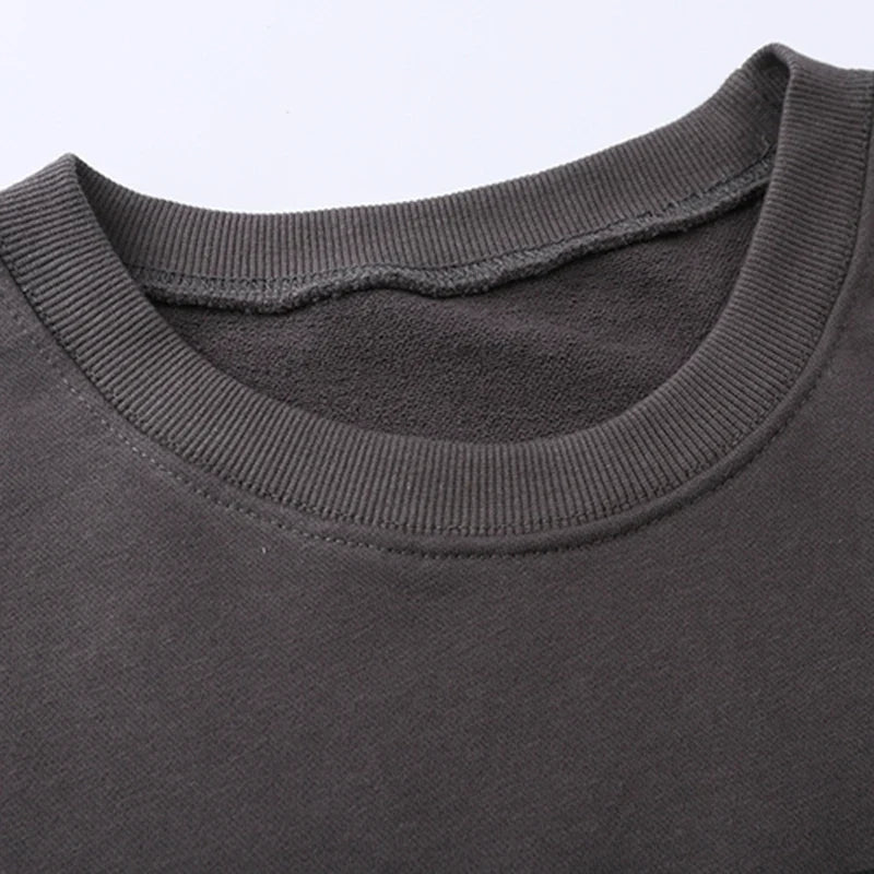 Unisex Sweatshirt Rundhals mit Grafikdruck Langarm