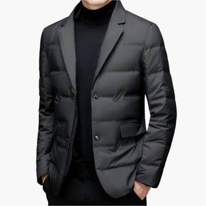 Herren Steppblazer Modern Elegant Winterjacke – Business & Freizeit