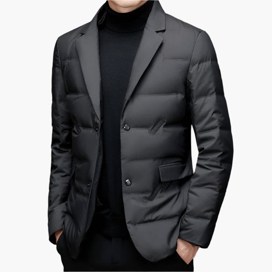 Herren Steppblazer Modern Elegant Winterjacke – Business & Freizeit