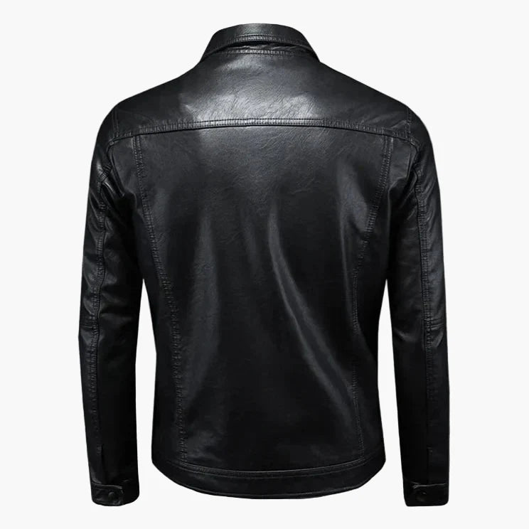 Men's Moto-Inspired Jacket – Timeless Style for Leisure and Everyday Use