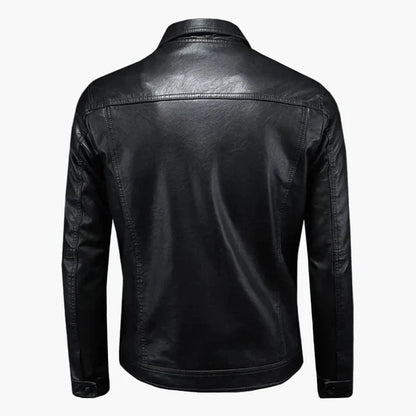 Men's Moto-Inspired Jacket – Timeless Style for Leisure and Everyday Use