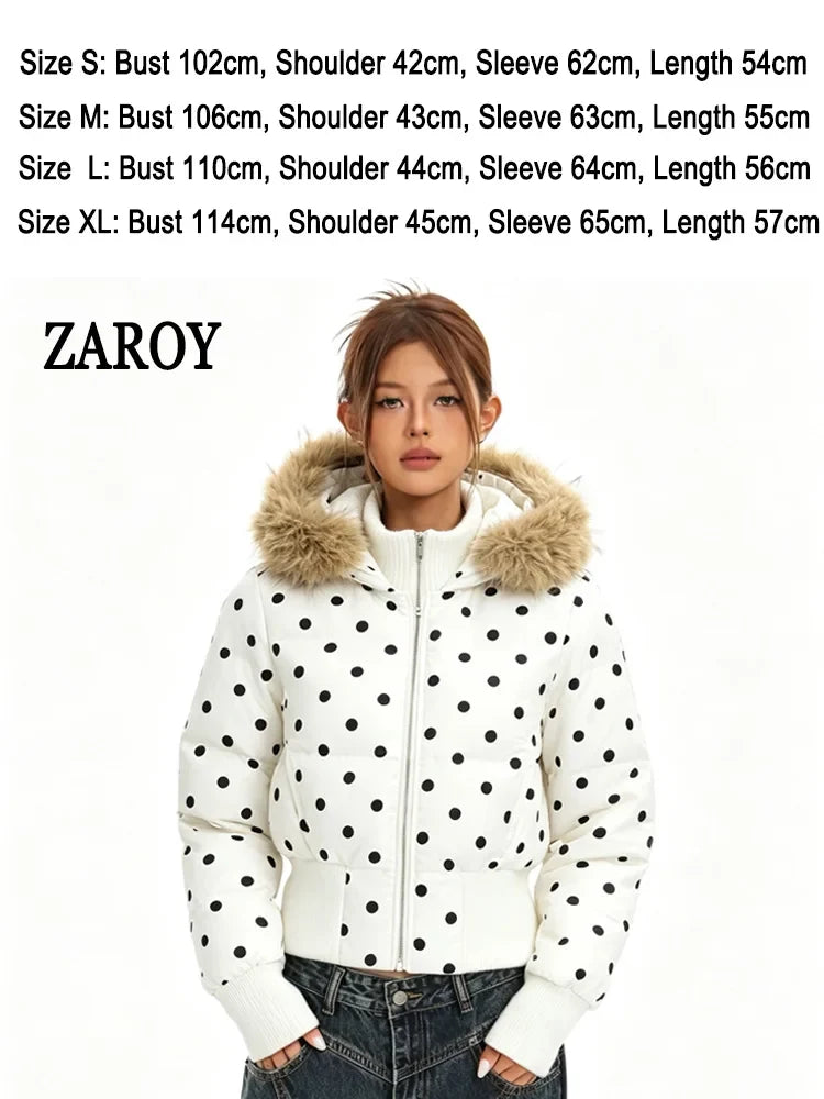 Women's padded quilted jacket with hood