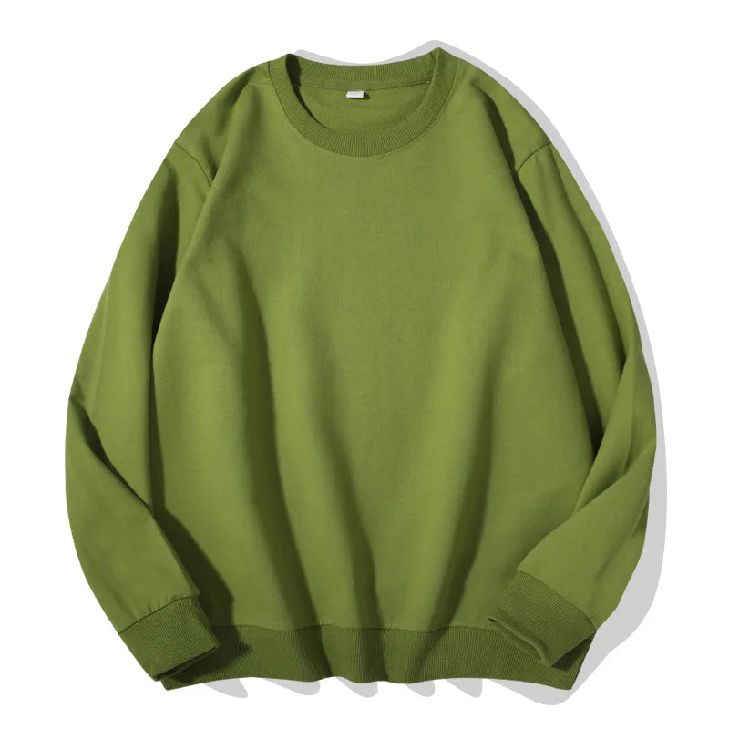Unisex long-sleeve sweatshirt crew-neck sweater multicolored